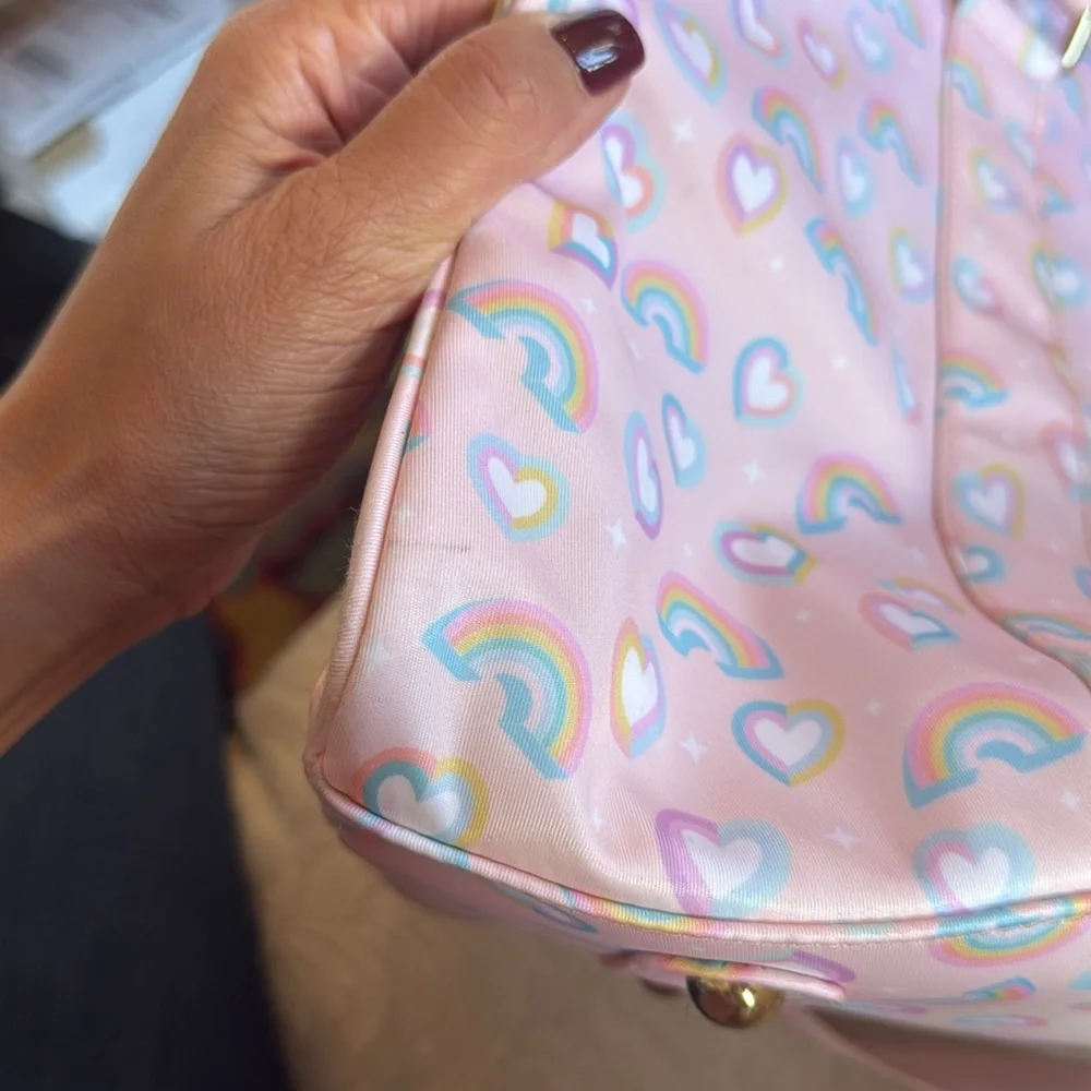Stoney clover lane x Barbie rainbow and hearts duffle bag - Picture 9 of 14